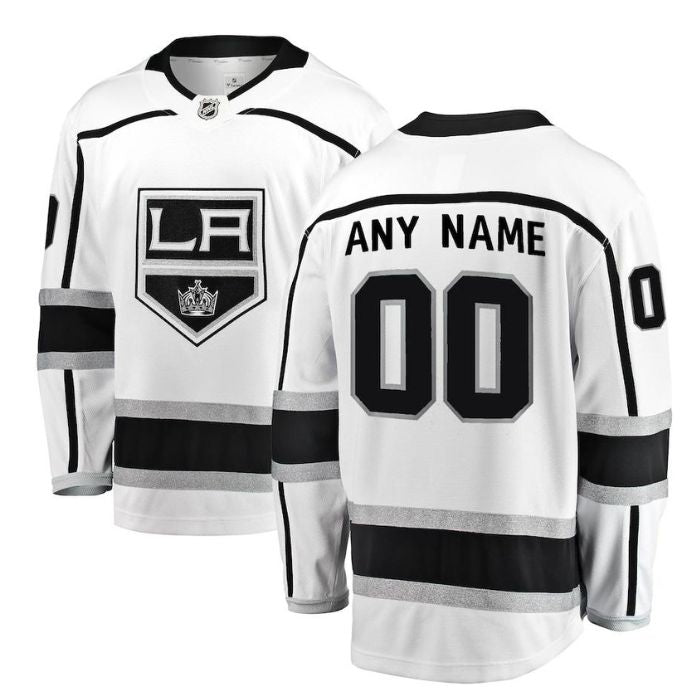 Los Angeles Kings Away 2023 Breakaway Personalized Unisex Jersey - White - Jersey Teams World