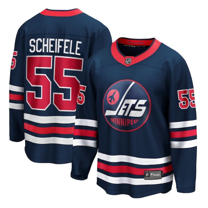 Mark Scheifele Winnipeg Jets Fanatics Team Alternate Premier Breakaway Unisex Player Jersey - Navy - Jersey Teams World