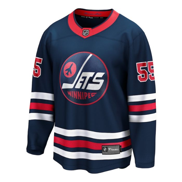 Mark Scheifele Winnipeg Jets Fanatics Team Alternate Premier Breakaway Unisex Player Jersey - Navy - Jersey Teams World