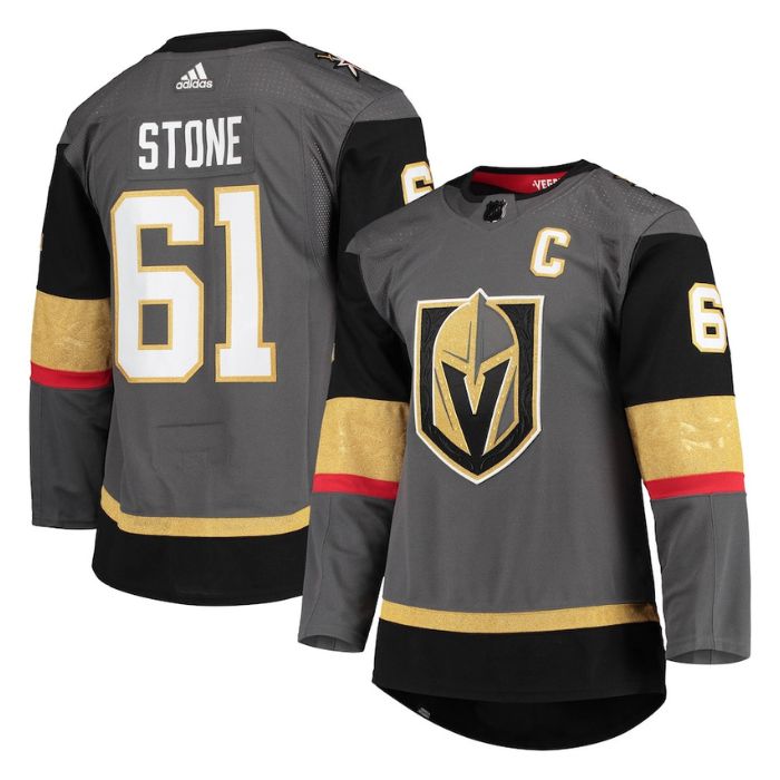 Mark Stone Vegas Golden Knights Team Alternate Captain Patch Primegreen Pro Player Jersey - Gray - Jersey Teams World