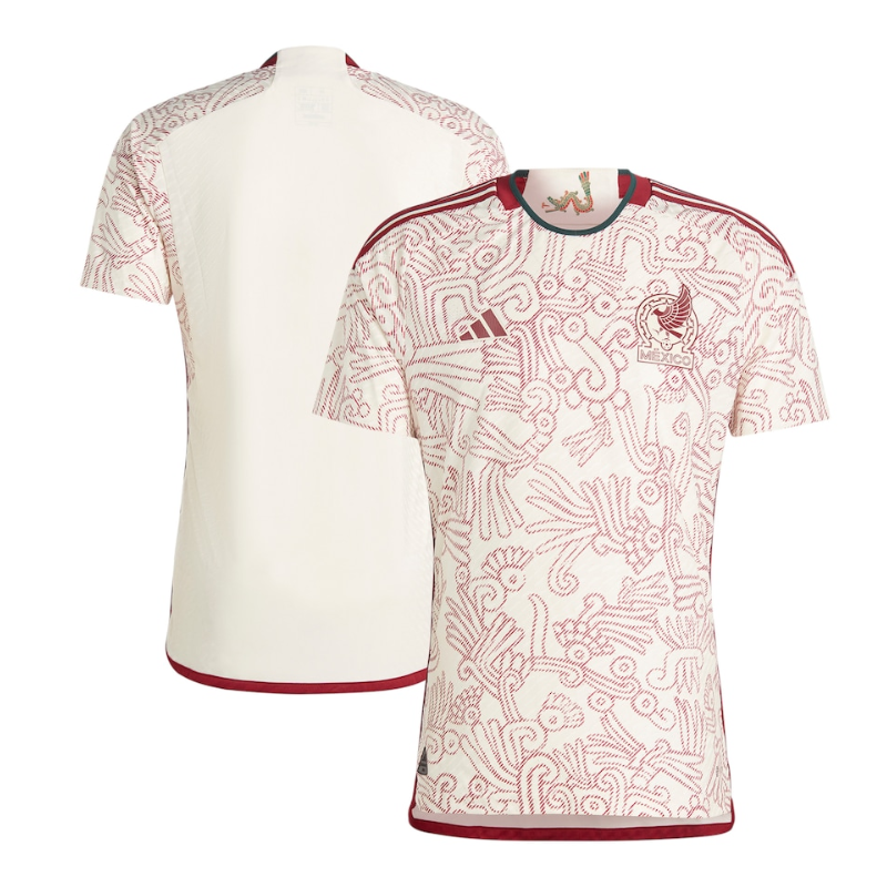 Mexico National Team Away jersey 2022 Customized Shirt Unisex - White - Jersey Teams World