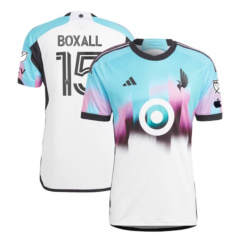 Michael Boxall Minnesota United FC Unisex Shirt 2023/24 - White - Jersey Teams World