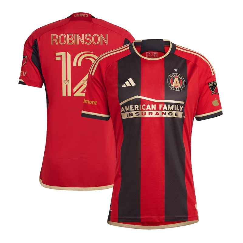 Miles Robinson 12 Atlanta United FC Unisex Shirt 2023 Player Jersey - Black - Jersey Teams World