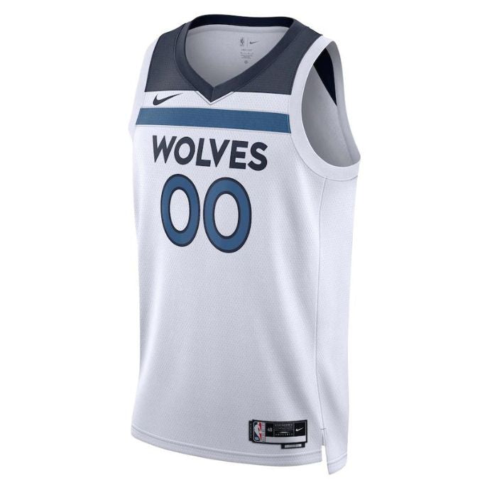 Minnesota Timberwolves Unisex 2023 Swingman Custom Jersey White - Association Edition - Jersey Teams World