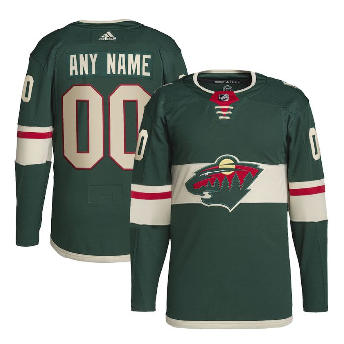 Minnesota Wild Unisex Home Primegreen Pro Personalized Jersey - Green - Jersey Teams World
