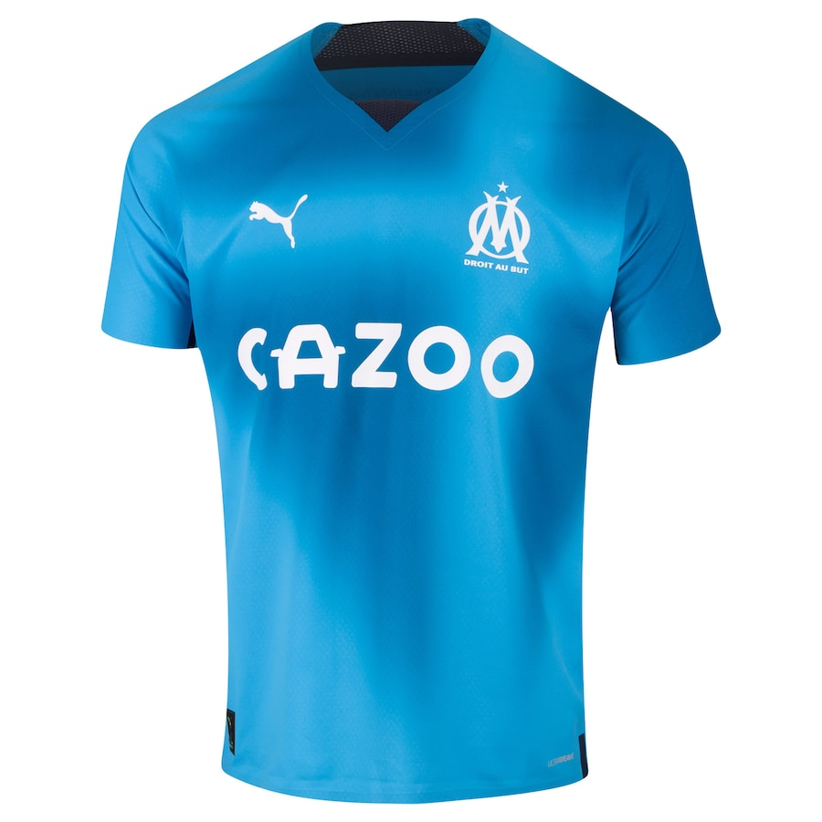Olympique de Marseille Third jerseys 2022-2023 Customized Shirt Unisex - Blue - Jersey Teams World