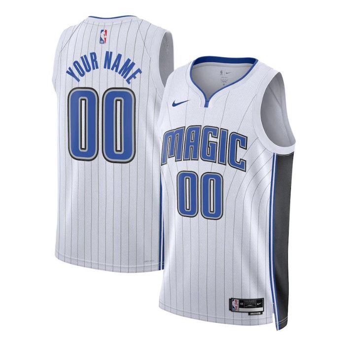 Orlando Magic Unisex 2023 Swingman Custom Jersey White - Association Edition - Jersey Teams World
