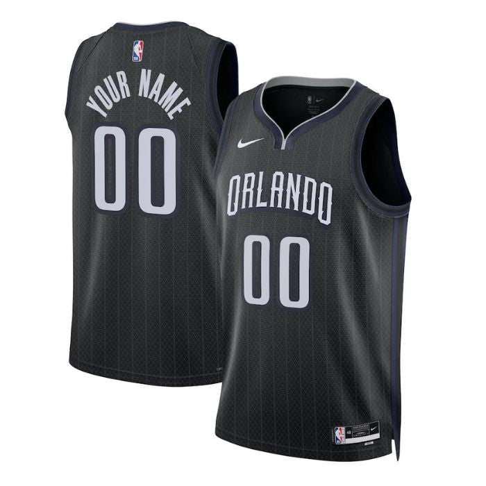 Orlando Magic Unisex 2023 Swingman Custom Pro Official Jersey - City Edition - Black - Jersey Teams World