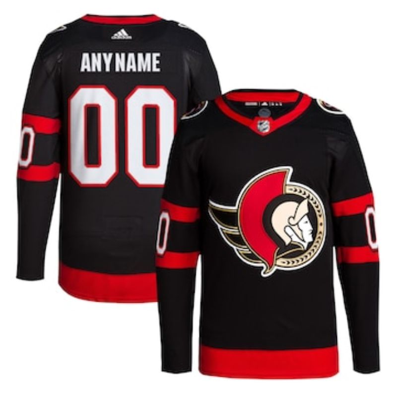 Ottawa Senators Team Home Primegreen Pro Unisex Personalized Jersey - Black - Jersey Teams World