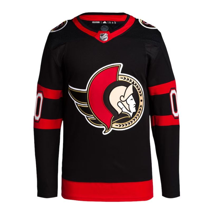 Ottawa Senators Team Home Primegreen Pro Unisex Personalized Jersey - Black - Jersey Teams World