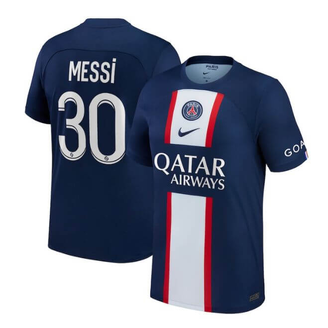 Paris Saint-Germain Home Unisex Shirt 2022-23 - Messi 30 printing - Jersey Teams World