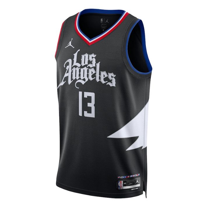 Paul George LA Clippers Unisex 2023 Statement Edition Swingman Jersey - Black - Jersey Teams World