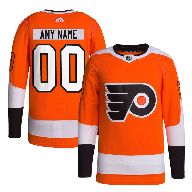 Philadelphia Flyers Team Home Primegreen Unisex Pro Personalized Jersey - Orange - Jersey Teams World