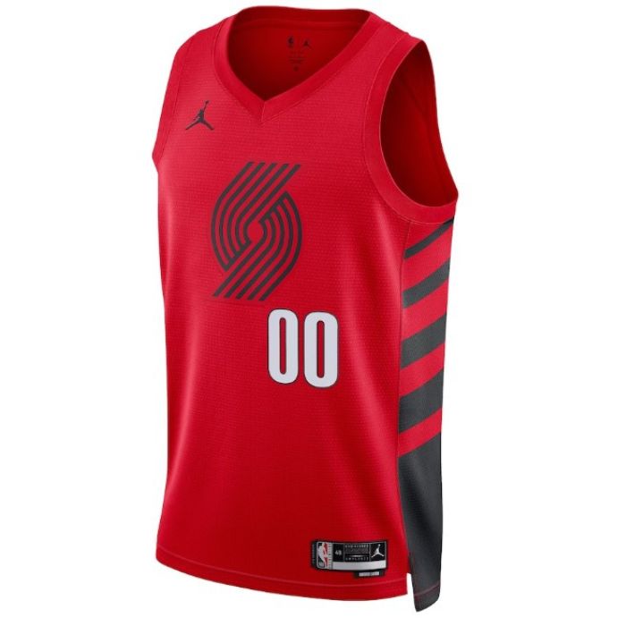 Portland Trail Blazers Unisex 2023 Swingman Custom Pro Official Jersey - Statement Edition - Red - Jersey Teams World
