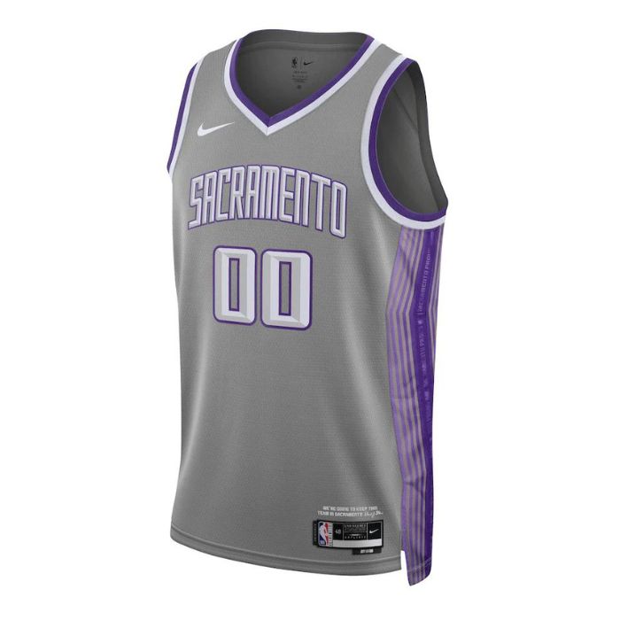 Sacramento Kings Unisex 2023 Swingman Custom Pro Official Jersey - City Edition - Black - Jersey Teams World