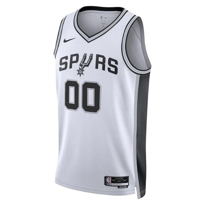 San Antonio Spurs Unisex 2023 Swingman Custom Jersey White - Association Edition - Jersey Teams World