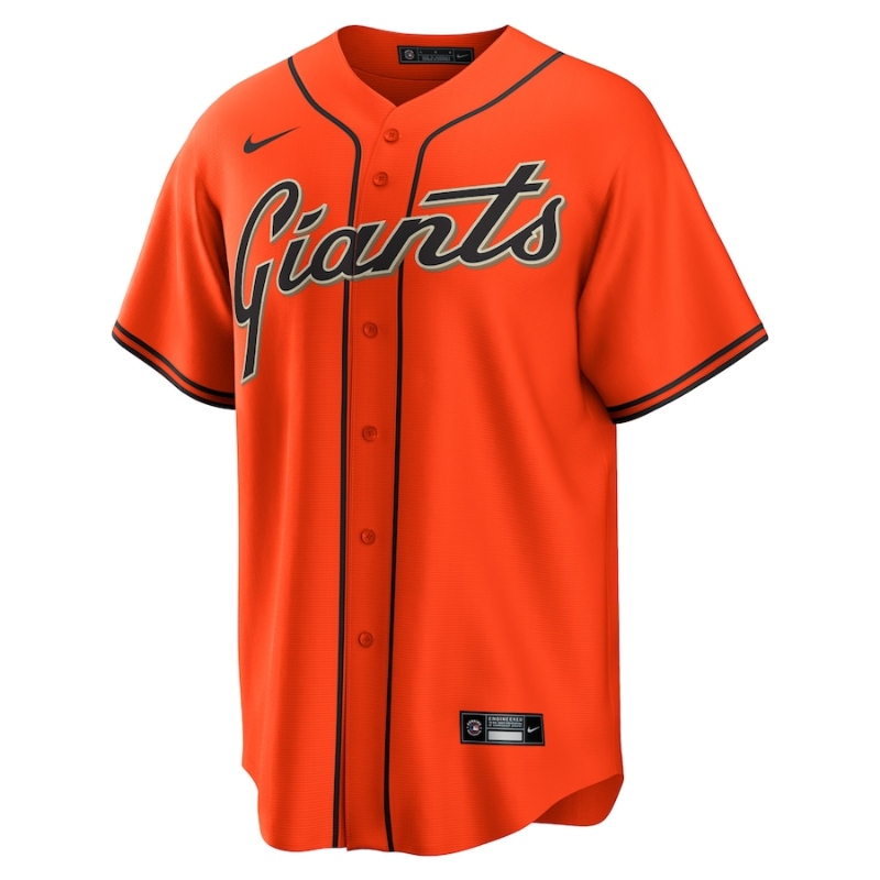 San Francisco Giants Team 2022 Orange Alternate Custom Jersey Unisex Pro Official - Jersey Teams World