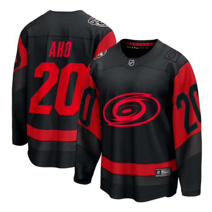 Sebastian Aho Carolina Hurricanes Unisex 2023 Series Breakaway Player Jersey - Black - Jersey Teams World