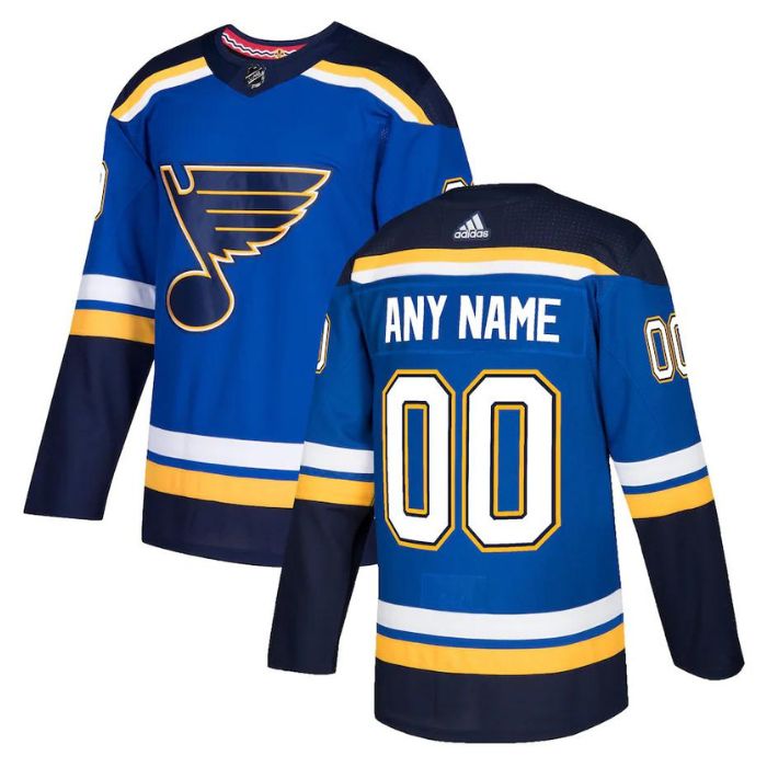 St. Louis Blues Unisex Pro Personalized Jersey - Blue - Jersey Teams World