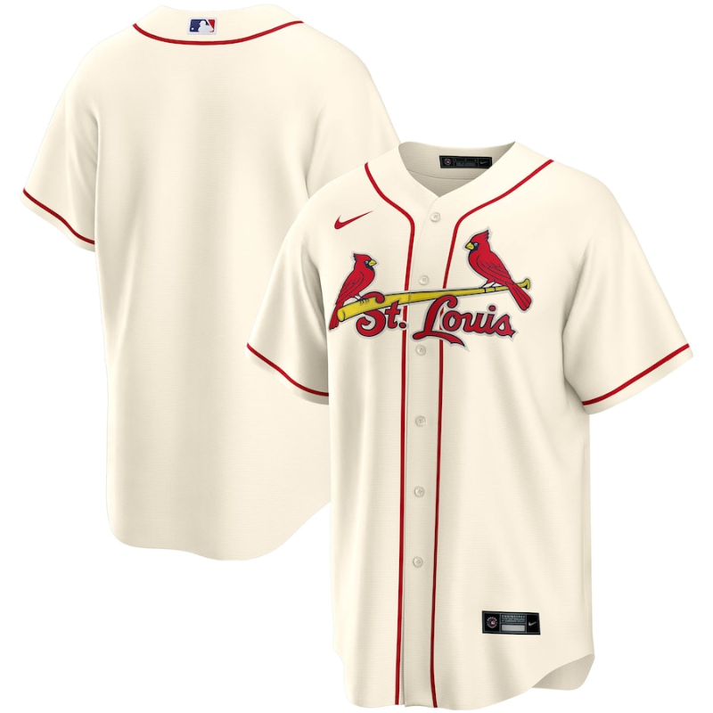 St. Louis Cardinals Cream Alternate Team 2022 Custom Jersey Unisex Pro Official - Jersey Teams World