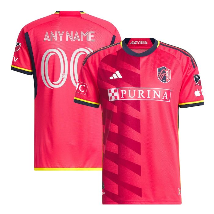 St. Louis City SC Unisex Shirt 2023 CITY Custom Jersey - Red - Jersey Teams World
