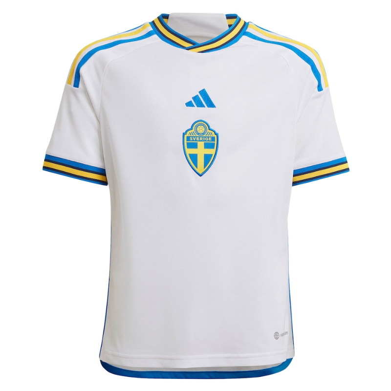 Sweden National Team Away jersey 2022 Customized Shirt Unisex - White - Jersey Teams World