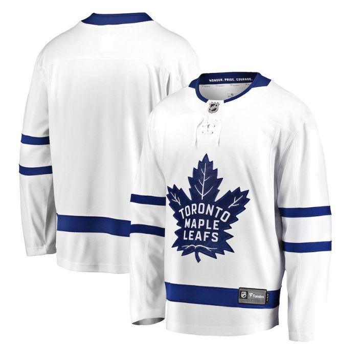 Toronto Maple Leafs Team Breakaway Pro Away Unisex Personalized Jersey - White - Jersey Teams World