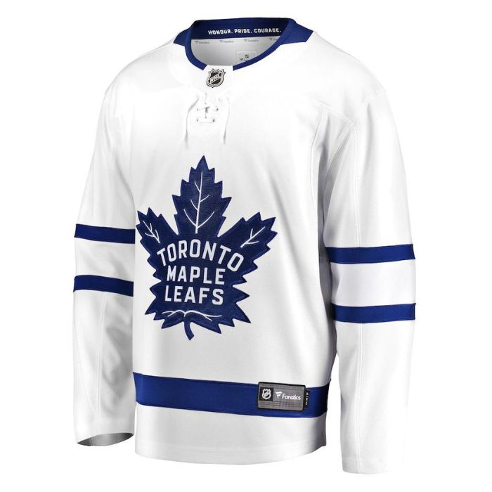 Toronto Maple Leafs Team Breakaway Pro Away Unisex Personalized Jersey - White - Jersey Teams World