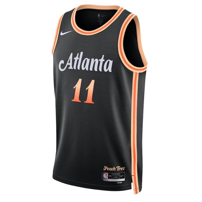 Trae Young Atlanta Hawks Unisex 2023 Jersey - City Edition - Black - Jersey Teams World