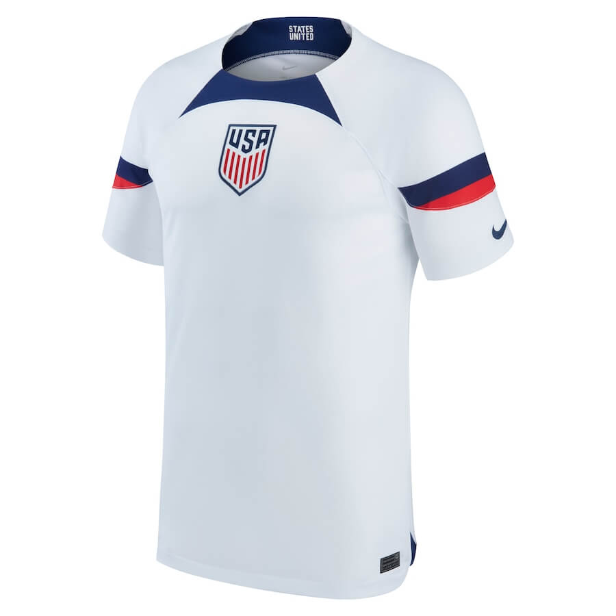 USA National Team Home Stadium Shirt 2022 customized Jersey Unisex White - Jersey Teams World