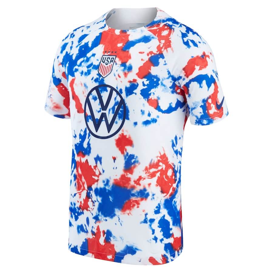 USWNT Shirt 2022/23 Pre-Match Top Jersey - White - Jersey Teams World