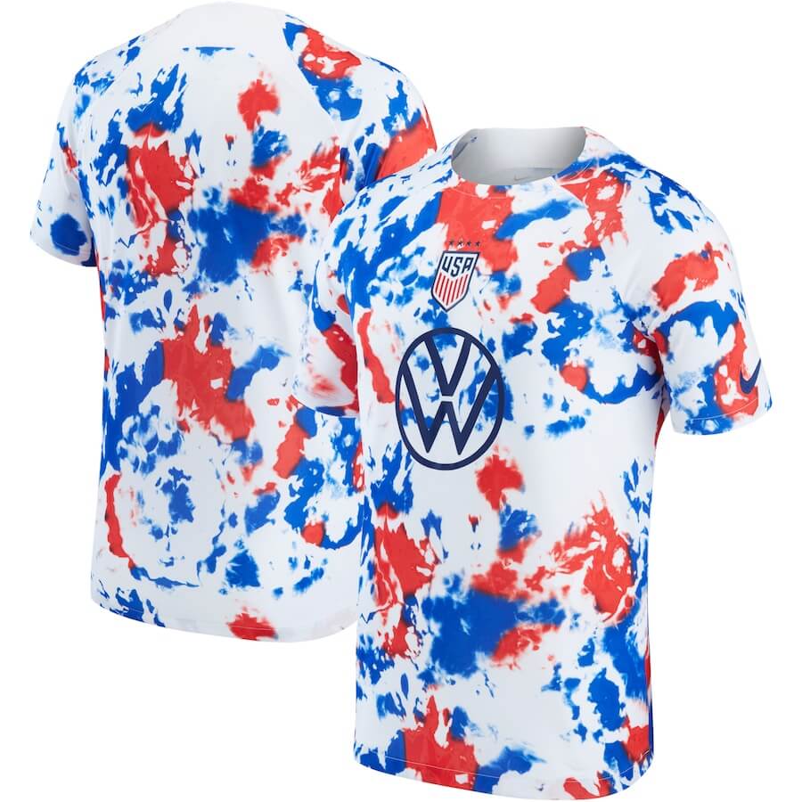 USWNT Shirt 2022/23 Pre-Match Top Jersey - White - Jersey Teams World