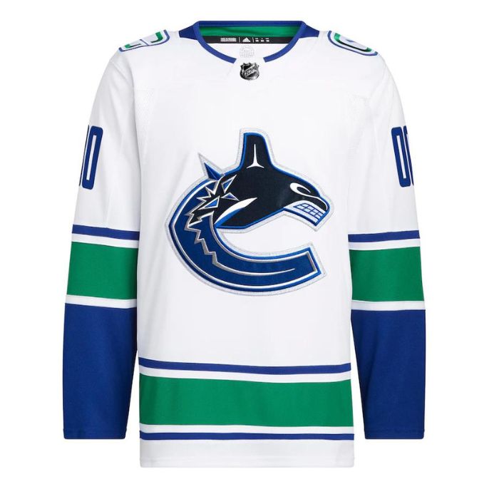 Vancouver Canucks Team Away Primegreen Unisex Pro Personalizedized Jersey - White - Jersey Teams World