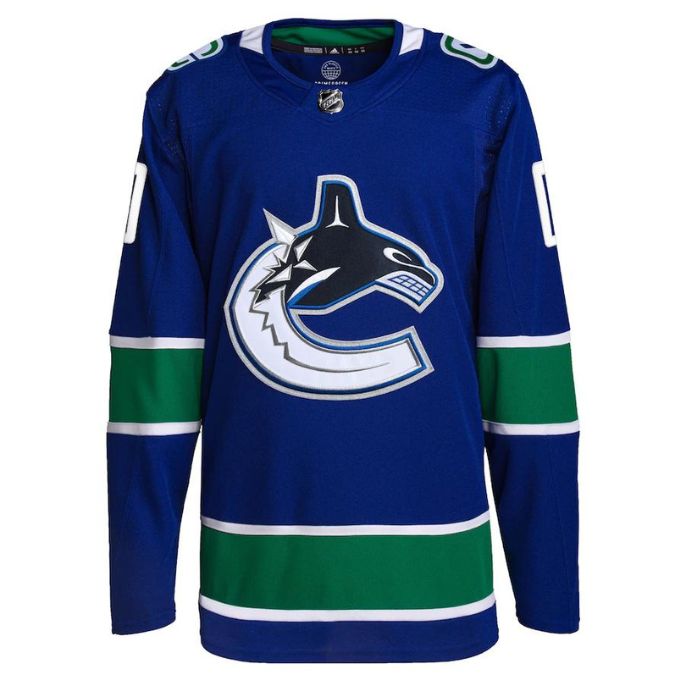 Vancouver Canucks Team Home Primegreen Unisex Pro Personalized Jersey - Royal - Jersey Teams World