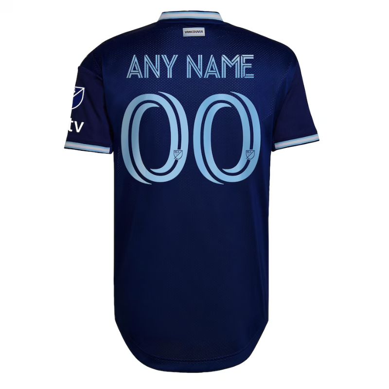 Vancouver Whitecaps FC Unisex Shirt 2023 Custom Jersey - Blue - Jersey Teams World