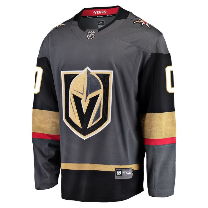 Vegas Golden Knights Team Alternate Breakaway Pro Unisex Personalized Jersey - Gray - Jersey Teams World