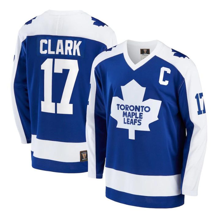 Wendel Clark Toronto Maple Leafs Team Breakaway Pro Player Jersey - Blue - Jersey Teams World
