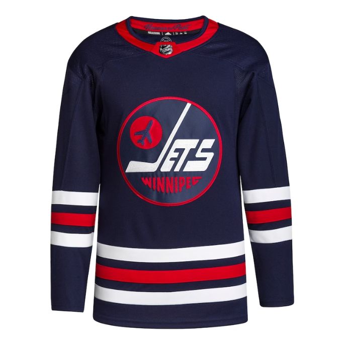 Winnipeg Jets Team Alternate Primegreen Unisex Personalized Pro Jersey - Navy - Jersey Teams World