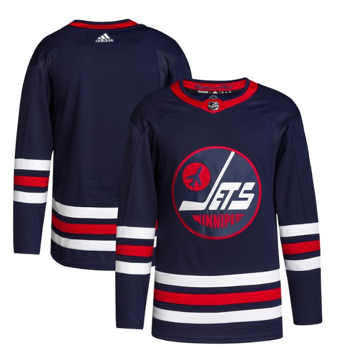 Winnipeg Jets Team Alternate Primegreen Unisex Personalized Pro Jersey - Navy - Jersey Teams World