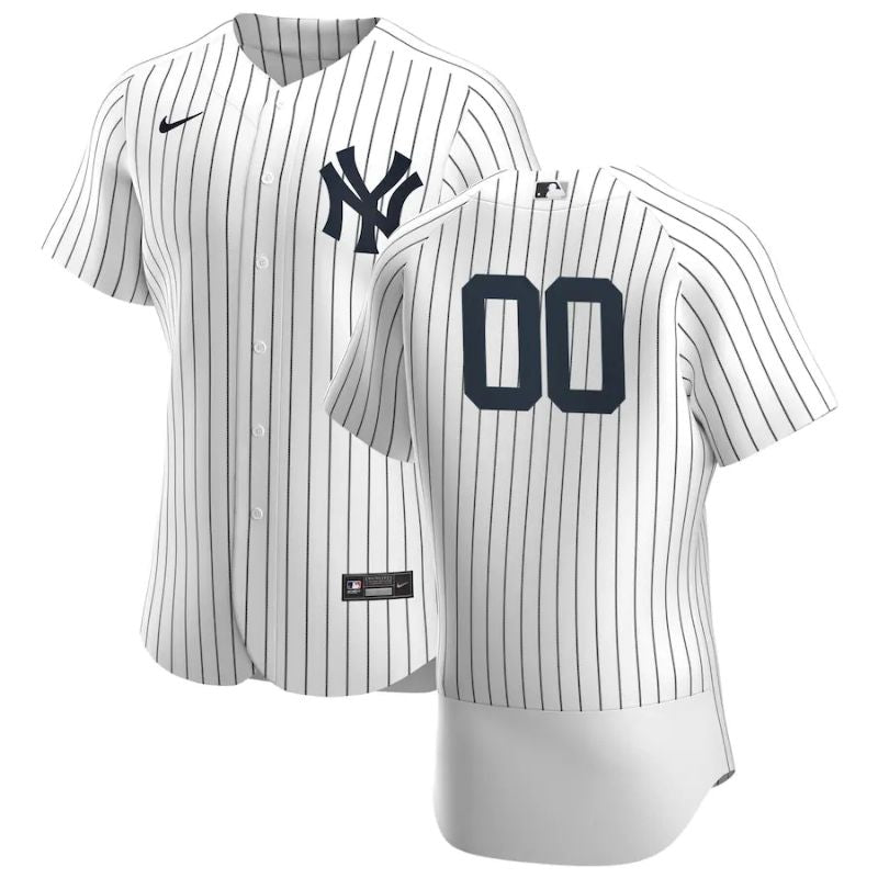 New York Yankees Team 2022 Home Custom Jersey Unisex Pro Official - White - Jersey Teams World