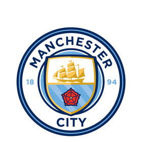 Official Manchester City logo featuring a ship and red rose for Manchester City jerseys collection