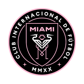 Inter Miami CF club logo with pink and black colors to buy Inter Miami soccer jersey