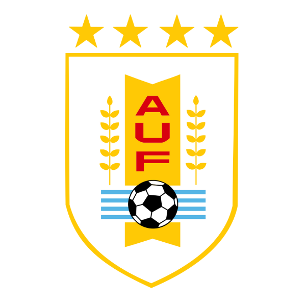 Uruguay Football Association logo with stars and soccer ball, buy Uruguay Soccer jersey online