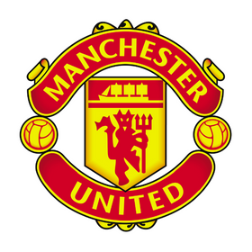 Manchester United club crest logo for authentic Manchester United soccer shirts collection
