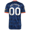 Arsenal adidas 2026/27 Away On-Field Authentic Custom Jersey - Navy