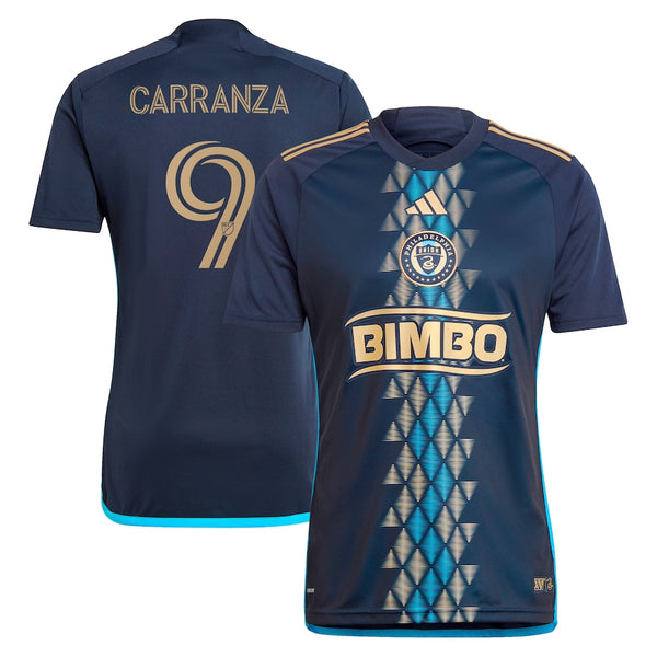Julian Carranza Philadelphia Union adidas 2024 The XV Kit  Player Jersey – Navy