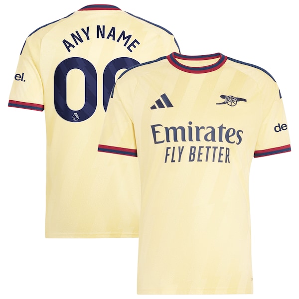 Arsenal adidas 2026/27 Third Replica Custom Jersey - Yellow