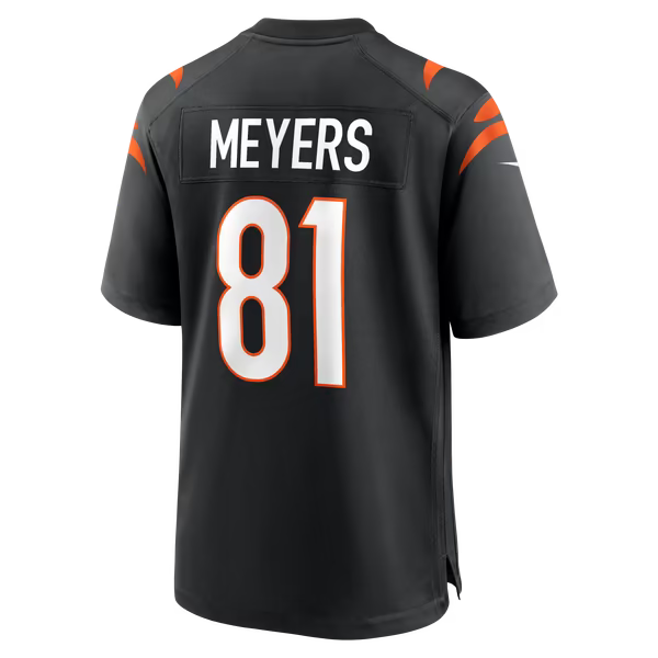 Dohnte Meyers Cincinnati Bengals Nike Team Game Jersey - Black