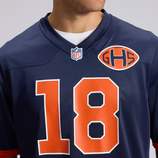 Caleb Williams Chicago Bears Nike 2026 Rivalries Collection Game Jersey - Navy