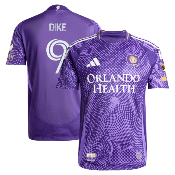 Daryl Dike Orlando City SC adidas 2025 Perfect Storm Primary On-Field Authentic Jersey - Purple
